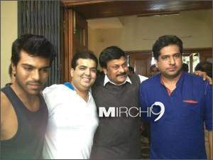 Zanjeer Team with Chiranjeevi