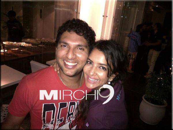Pic Talk: Lakshmi Prasanna cool click with Yuvraj