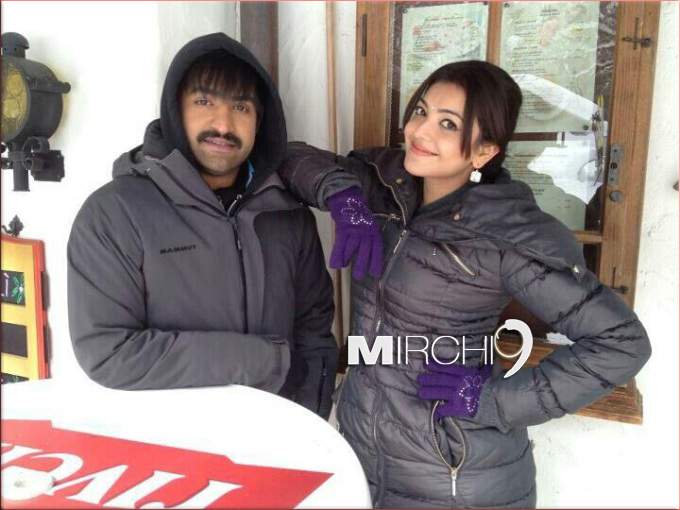 NTR & Kajal spotted abroad