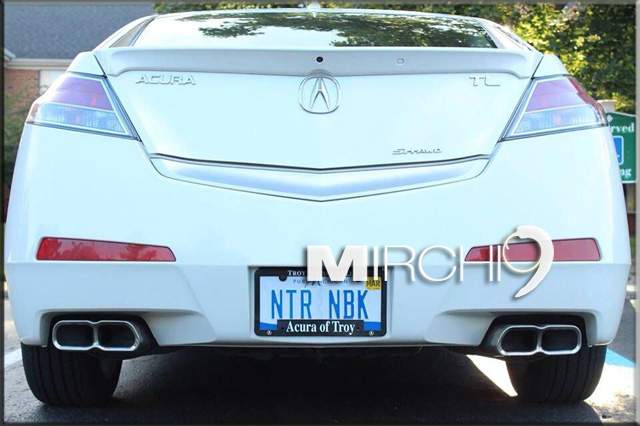 Pic Talk: NTR and NBK on Number Plate!