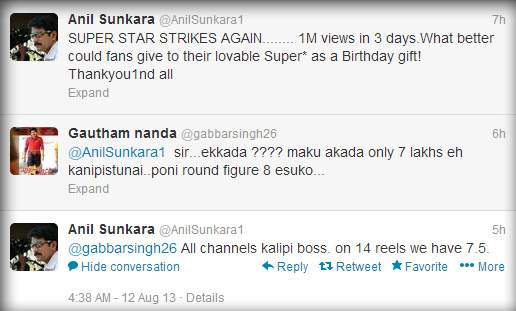 Anil-Sunkara-tweets-on-youtube