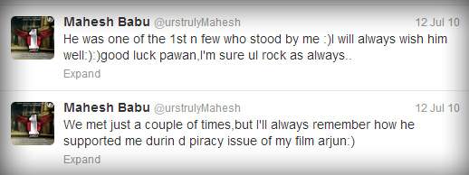 Mahesh tweets on Pawan Kalyan