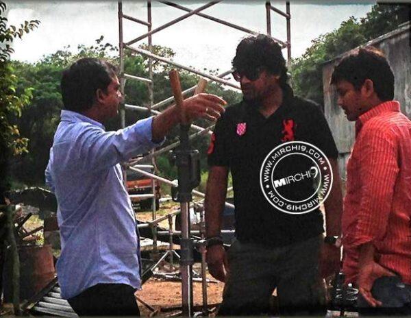 Pic Talk- Koratala Siva on Ramayya Vasthavayya sets!