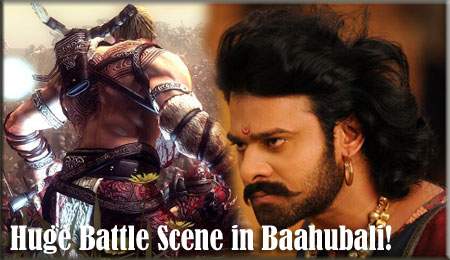 Huge Battle Scene in Baahubali!