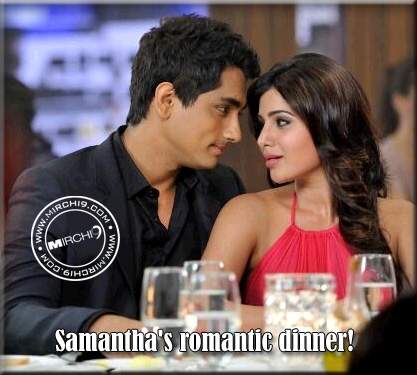 Samantha's romantic dinner with Siddharth!