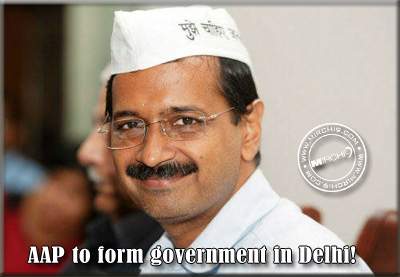 AAP to form government in Delhi!