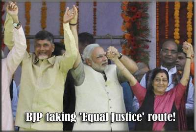 BJP taking 'Equal Justice' route!