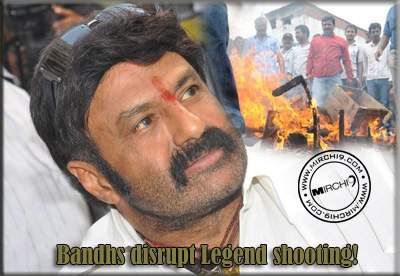 Bandhs disrupt Legend shooting!