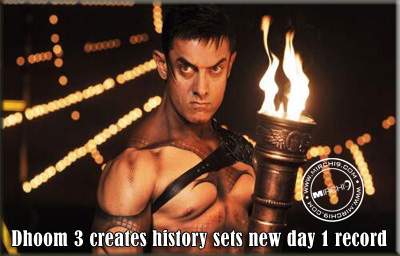 Dhoom 3 creates history sets new day 1 record 