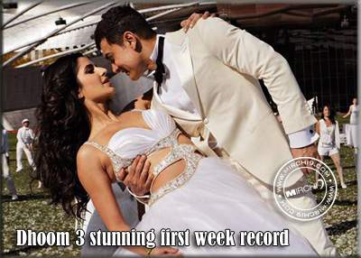 Dhoom 3 stunning first week record