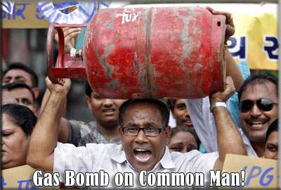 Gas Bomb on Common Man!