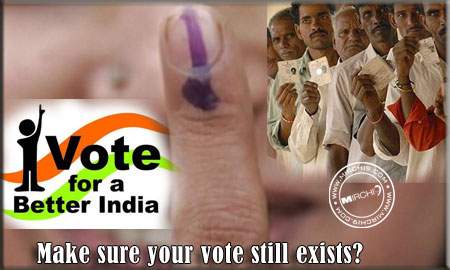 Make sure your vote still exists?