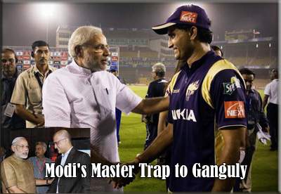 Modi's Master Trap to Ganguly