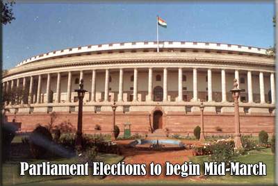Parliament Elections to begin Mid-March