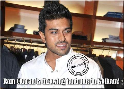 Ram Charan tantrums in Kolkata_