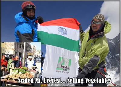 Scaled Mt. Everest... Selling Vegetables