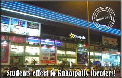 Students effect to Kukatpally theaters!