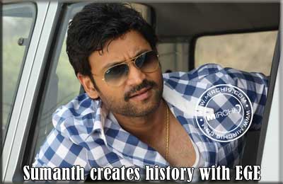 Sumanth creates history with EGE