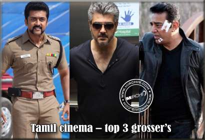 Tamil cinema – top 3 grosser’s