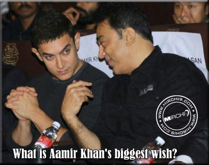 What is Aamir Khan's biggest wish