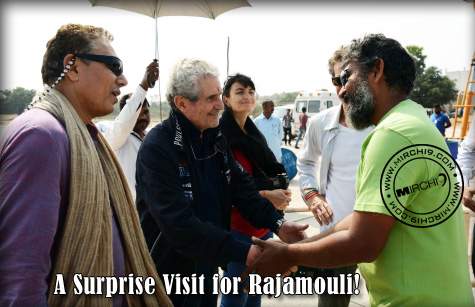 A Surprise Visit for Rajamouli!