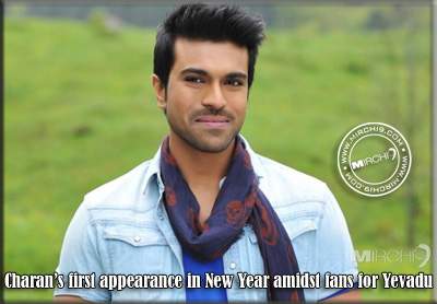 Charan’s first appearance in New Year amidst fans for Yevadu