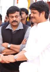 Chiranjeevi photos at ANR Condolences