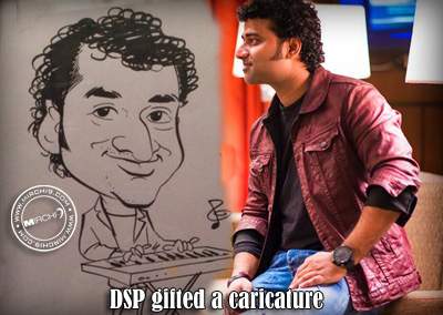 DSP gifted a caricature
