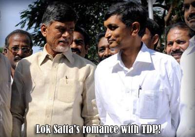 Lok Satta's romance with TDP!