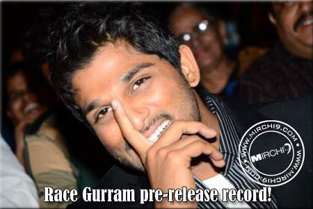 Race Gurram pre-release record!