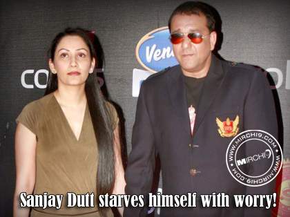 Sanjay Dutt starves himself with worry!