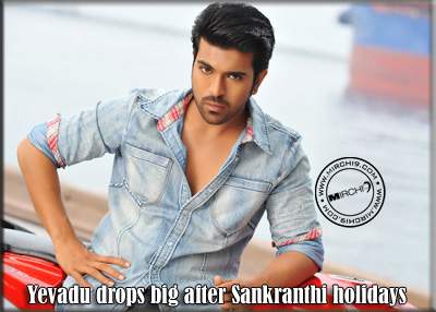 Yevadu drops big after Sankranthi holidays