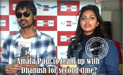 Amala Paul to team up with Dhanush for second time?