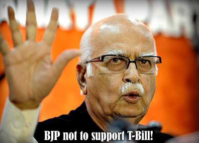 BJP not to support T-Bill!