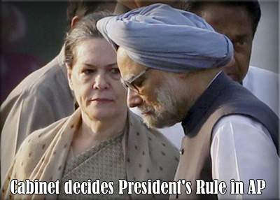 Cabinet decides President's Rule in AP