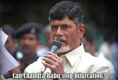 Can Chandra Babu stop bifurcation?