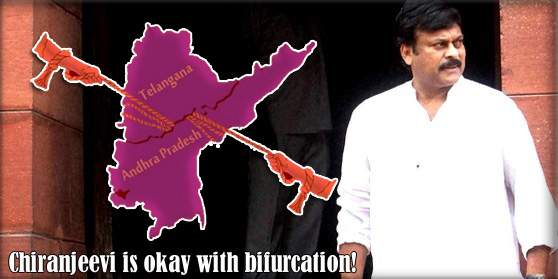 Chiranjeevi is okay with bifurcation!
