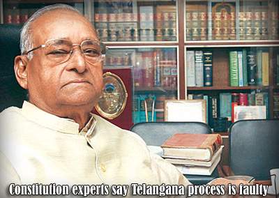 Constitution experts say Telangana process is faulty