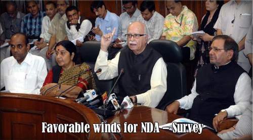 Favorable winds for NDA – Survey