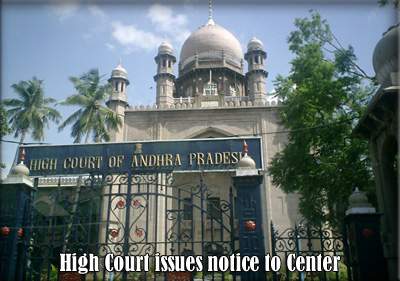 High Court issues notice to Center
