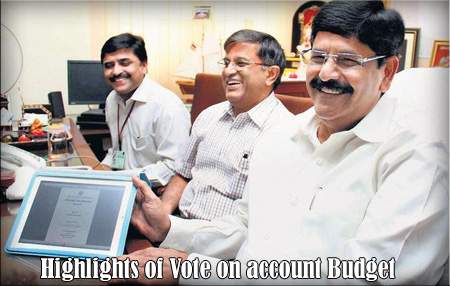Highlights of Vote on account Budget