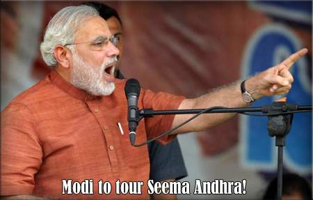 Modi to tour Seema Andhra!