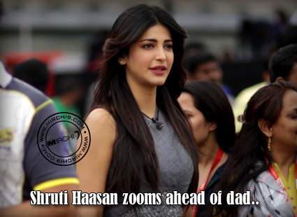 Sruthi Haasan dad Kamal Haasan