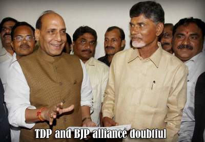 TDP and BJP alliance doubtful