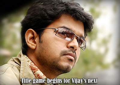 Title game begins for Vijay’s next