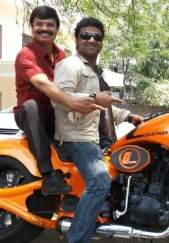Boyapati and Devisri Prasad on Legend Bike