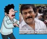 Cartoon on Mega star Chiranjeevi