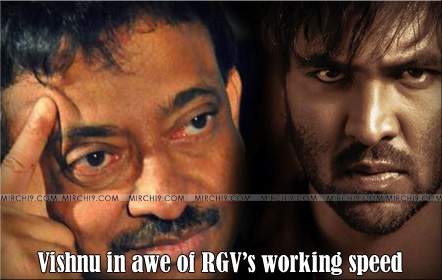 Vishnu in awe of RGV’s working speed
