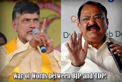 War of Words between BJP and TDP!