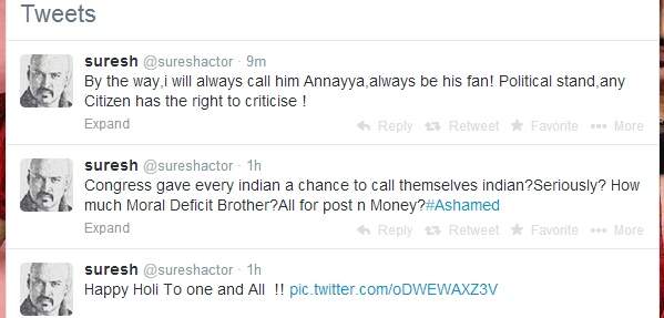 suresh tweets